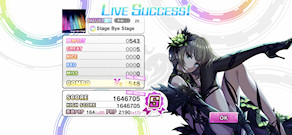 [『Stage Bye Stage』のスコア]