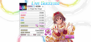 [『Stage Bye Stage』のスコア]