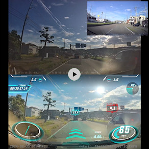 [「車線逸脱・前方車接近警報」の動画]
