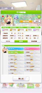 [ゴールドシチーのステータス(継承)]